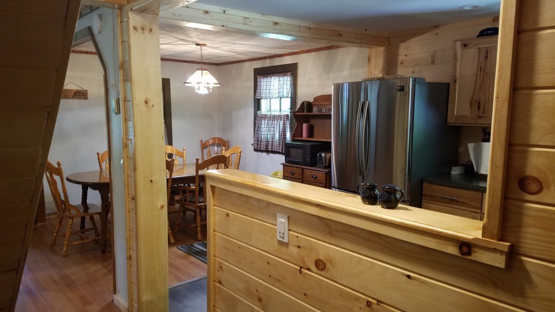 kitchen and dining room 