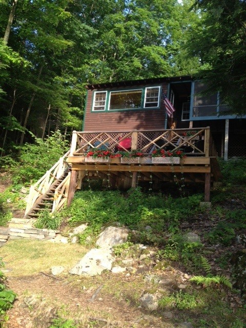 Lakefront of camp 