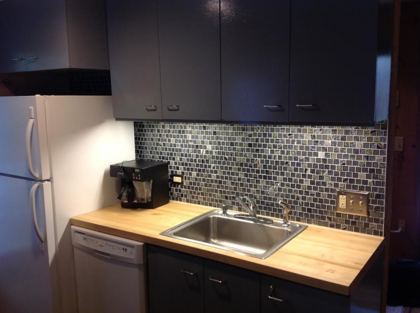 Well stocked gourmet kitchen
