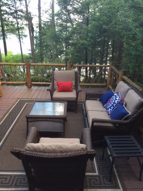 Large deck off first floor