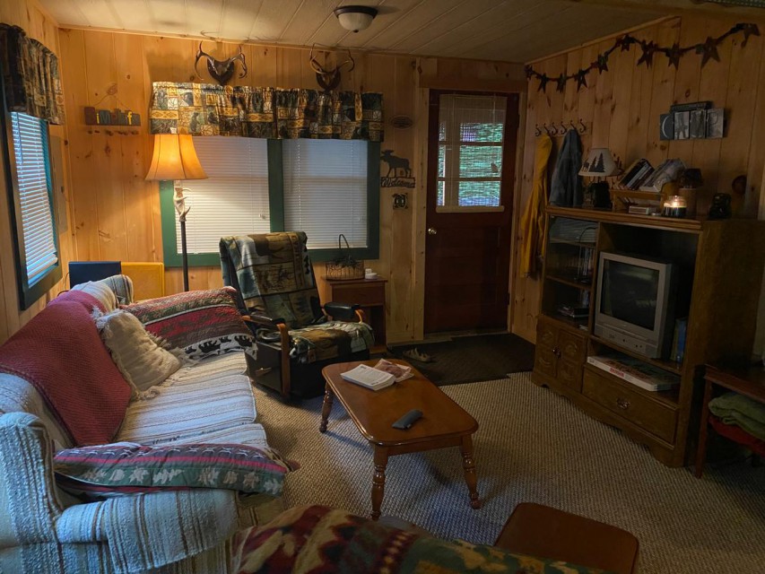 Livingroom and Front Door to Porch