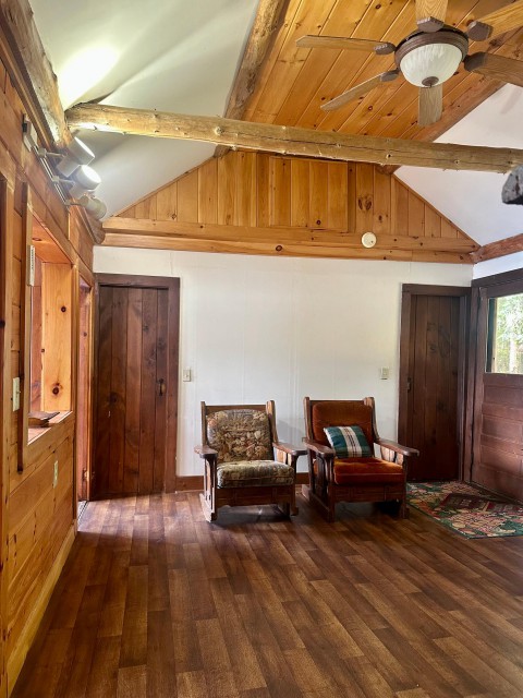 Unplug from it all in the rustic wilderness cabin