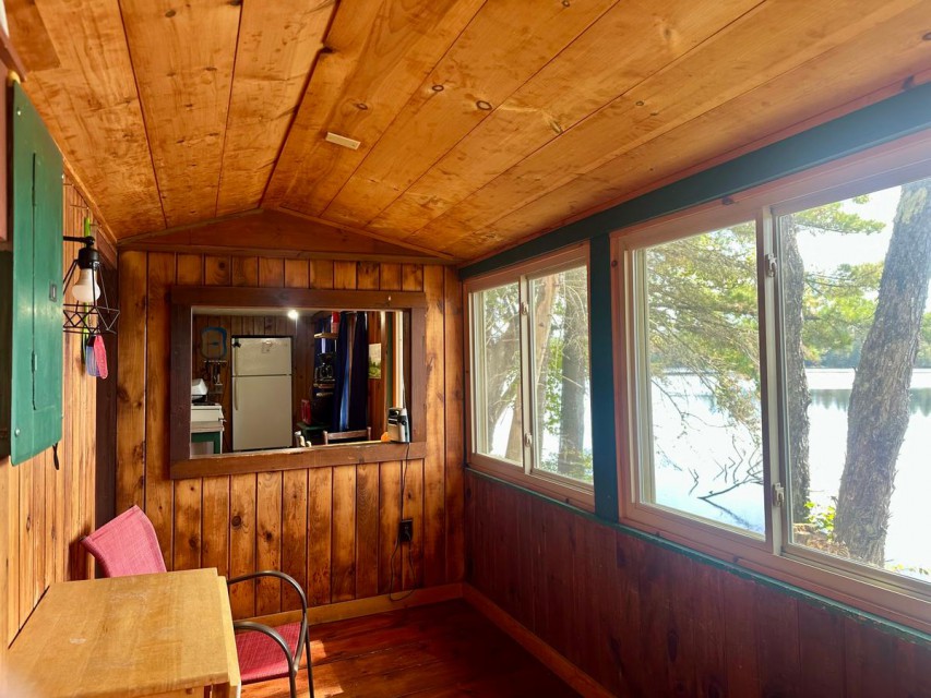 Take it all in from the comfort of the screened porch