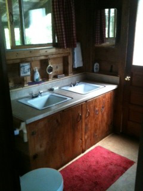 Bathroom with two sinks