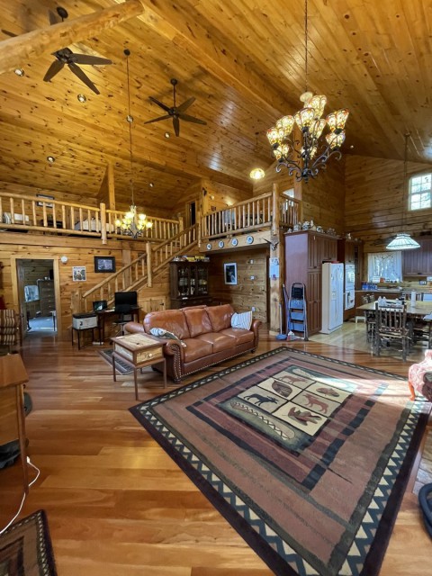 Our spacious living area