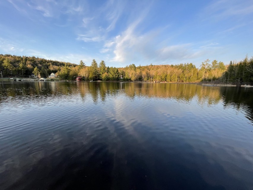Beautiful lake view from the dock
