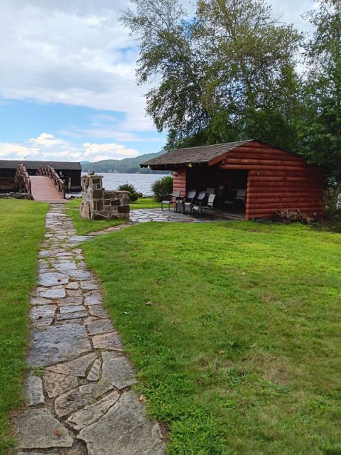 Lean-to and Boathouse