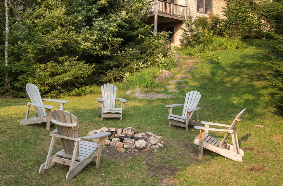 ADK CHAIRS AROUND THE FIREPIT