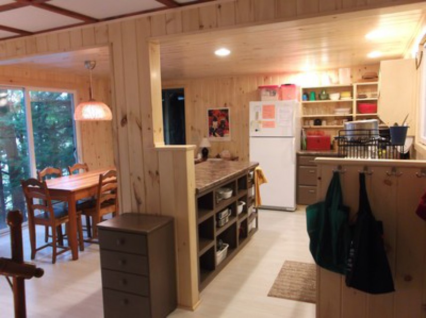 Great room - Kitchen and dining area