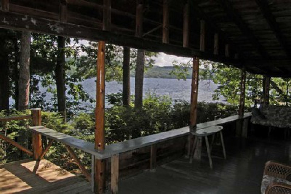 Lake view from front porch