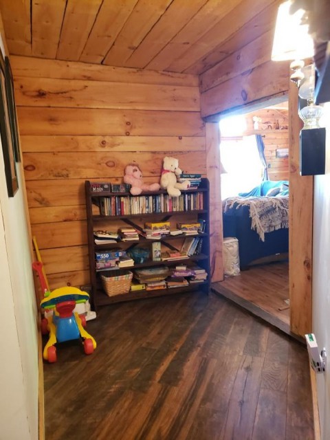 Hallway with Books and Movies