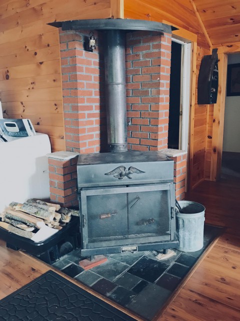 Enjoy our Wood Burning Fireplace on a Cool Winter Night