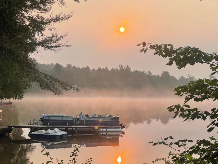 Daybreak on Lake Clear