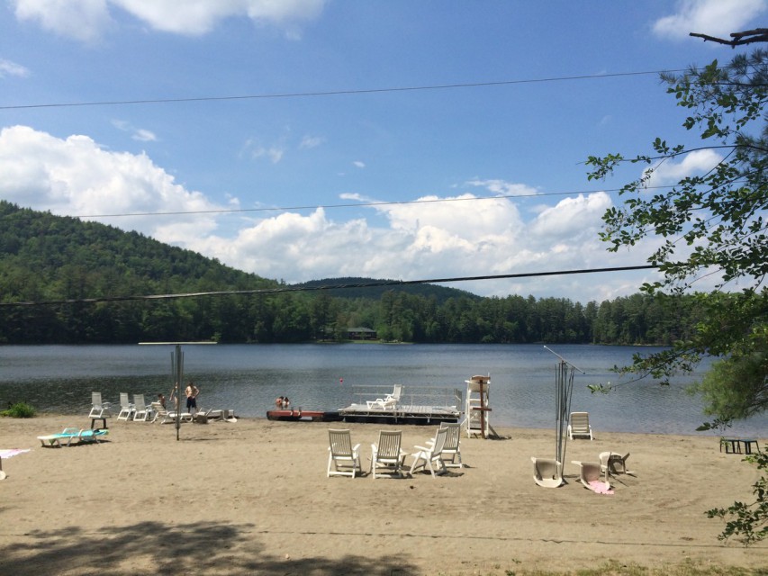 Tripp Lake, private beach w/ lifeguard