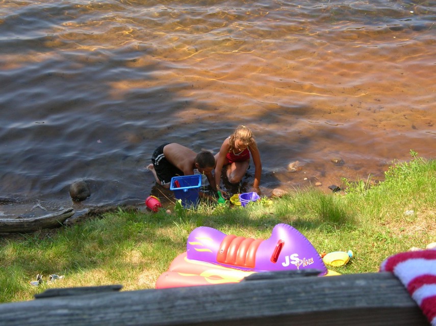 Shallow for young children gradually gets deeper