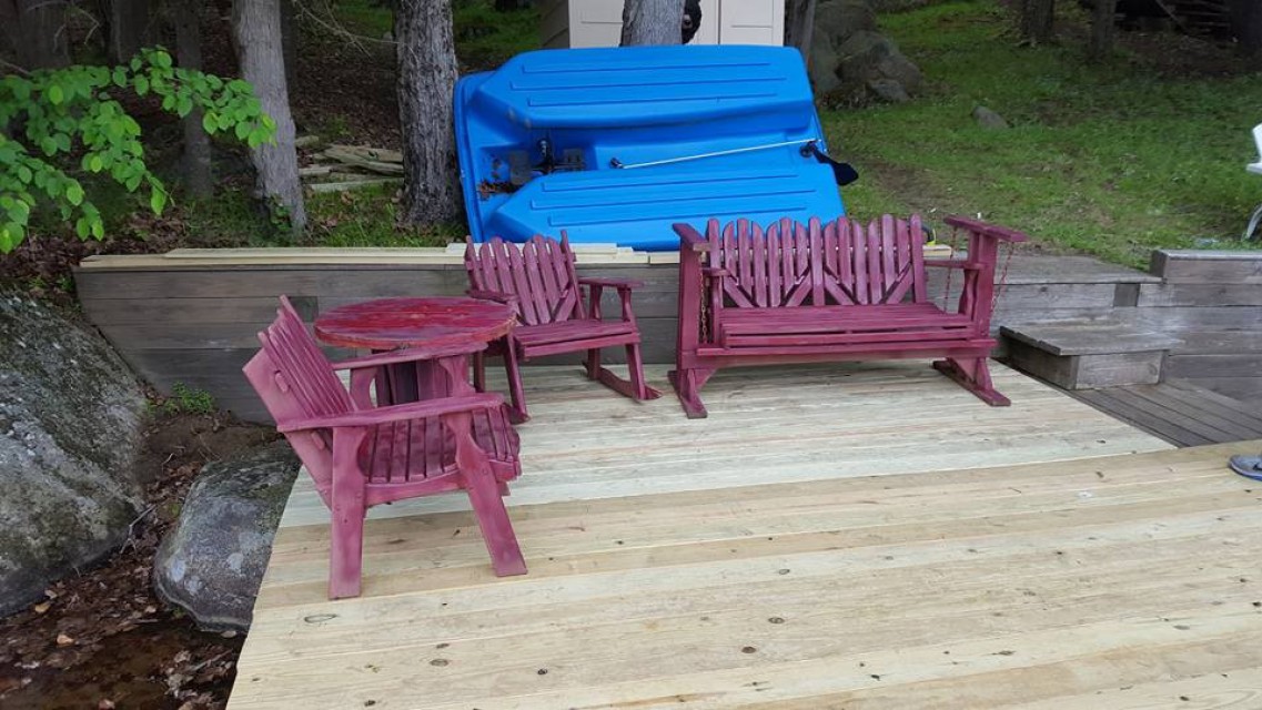 Brand new Dock on the Channel. 