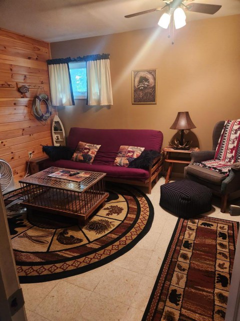 upstairs kid room with tv.