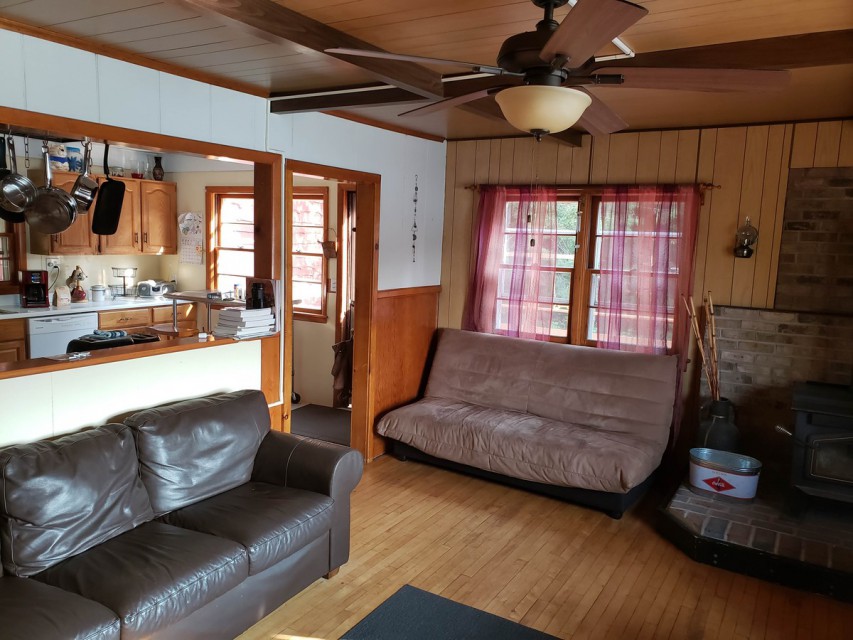 plenty of seating in living room