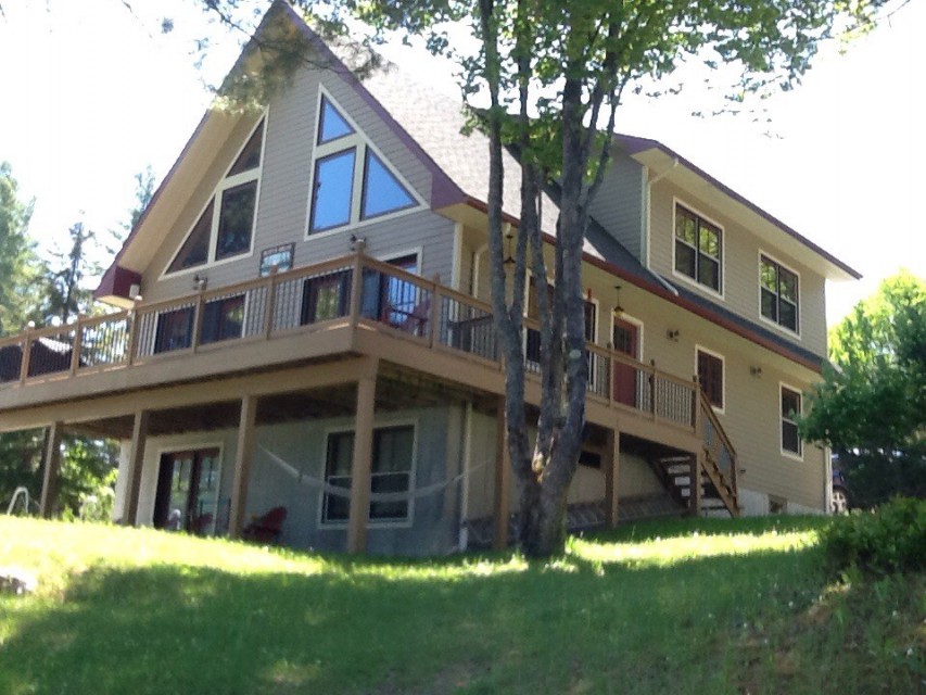 View from lawn