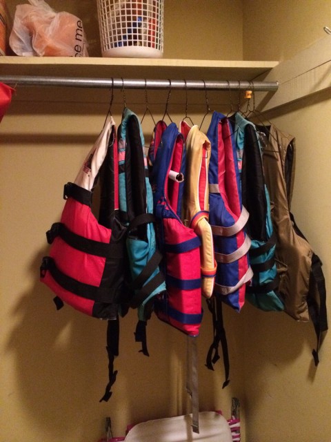 We have life preservers for your use.