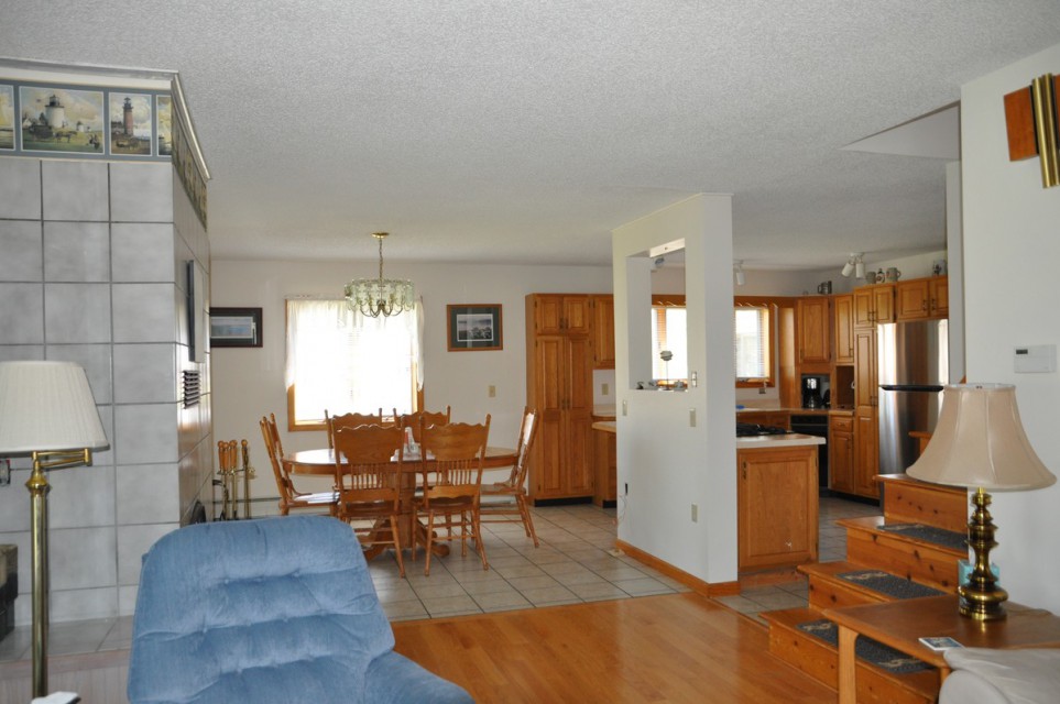 Open concept living area with lots of natural light.