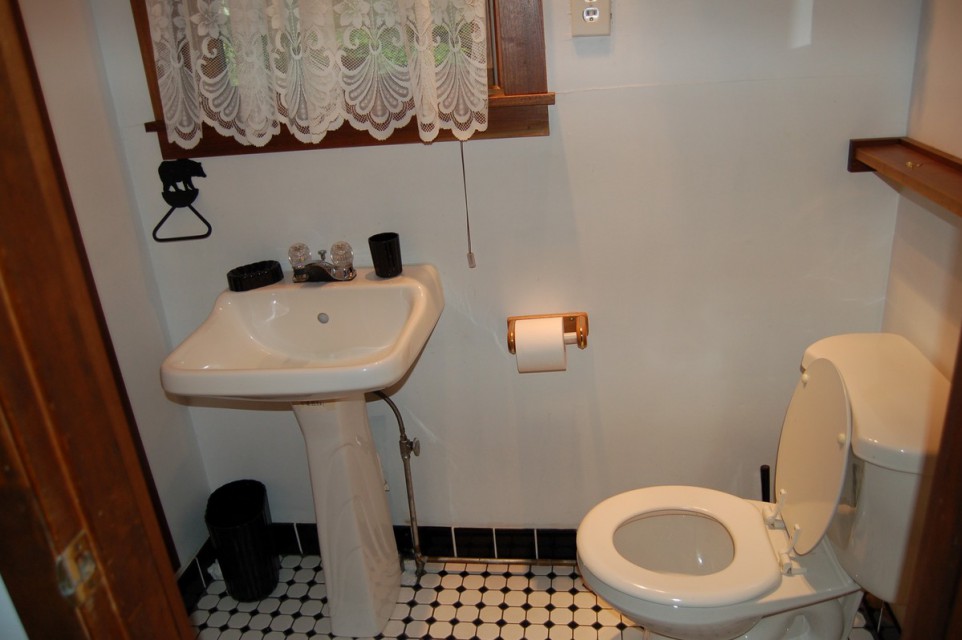 Downstairs Bathroom with Shower