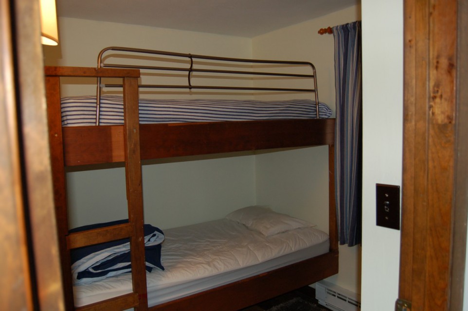 One of two bunk rooms