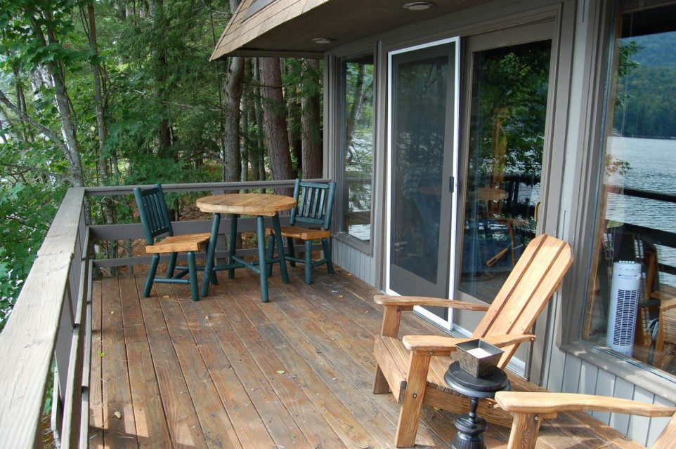 Quiet time on the deck