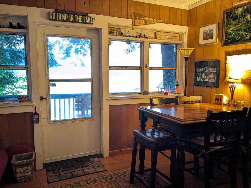 Lakeside front porch