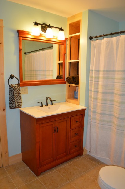 Jack and Jill bathroom 