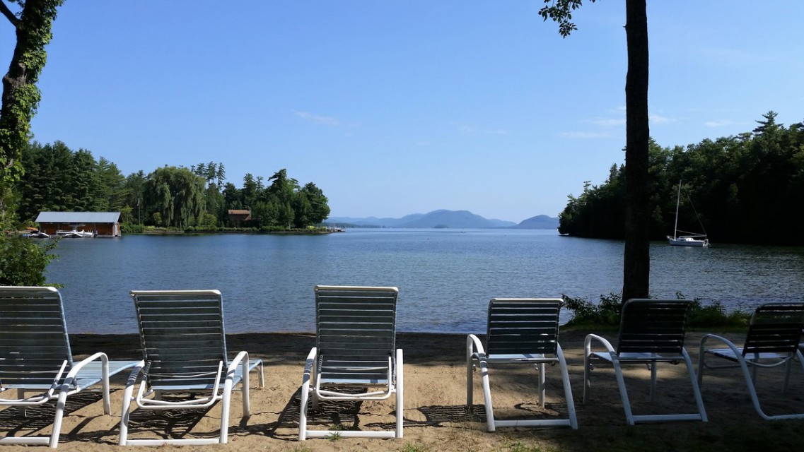 Lake George Lakefront Condo With Beach Pool Diamond Point