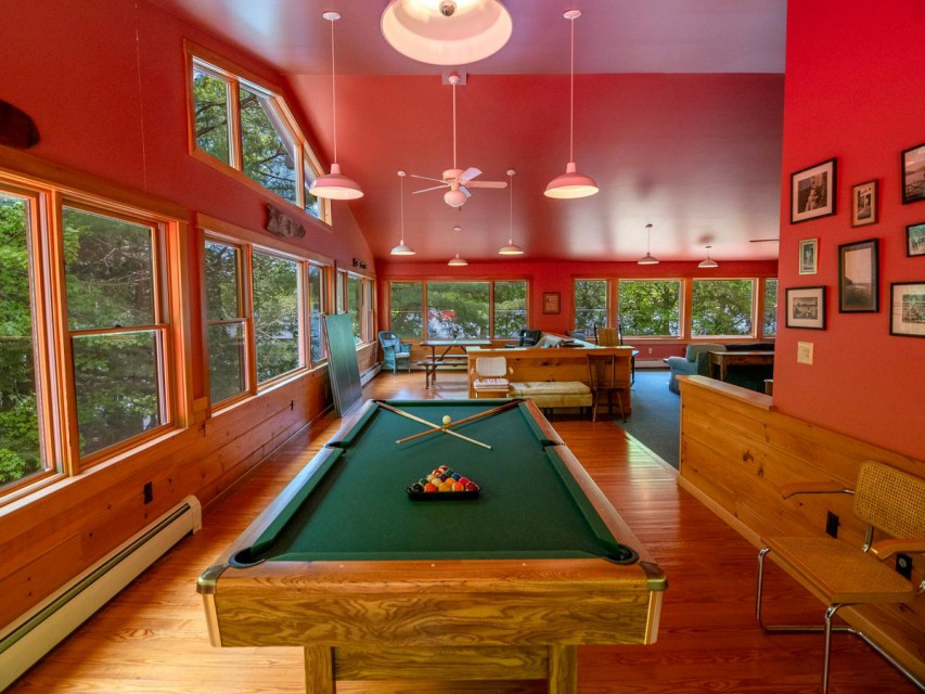 Upstairs gameroom