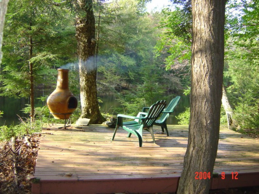 waterfront deck