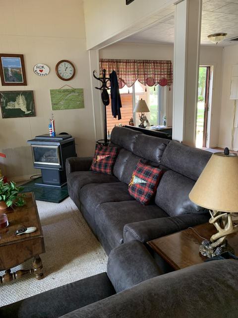 Living room gas stove