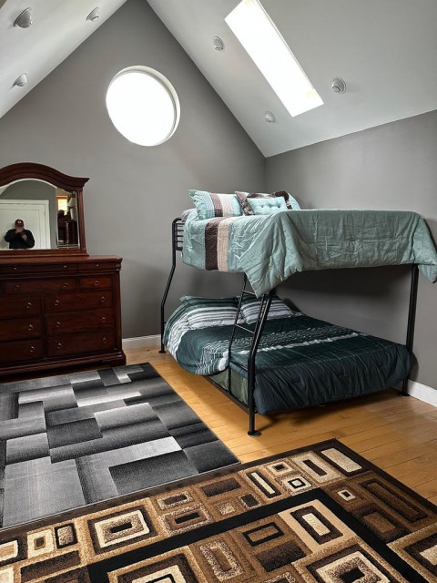 Bunk bed over garage