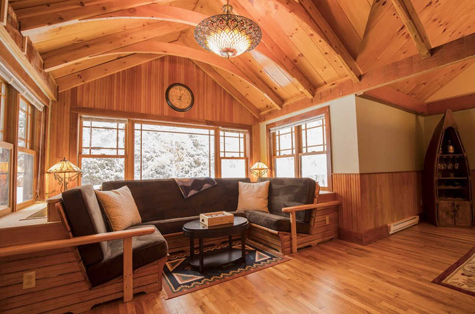 RELAX BY THE FIREPLACE