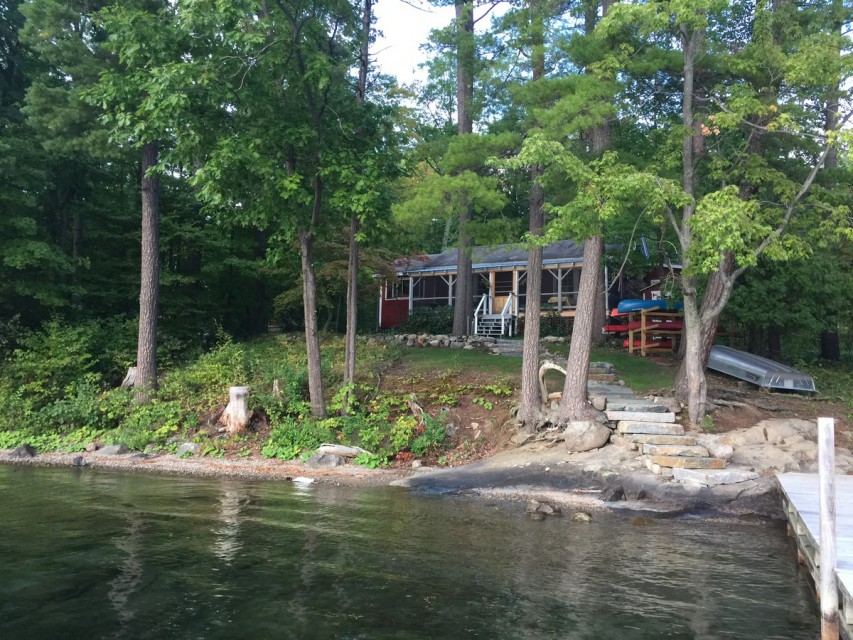 Just steps from water