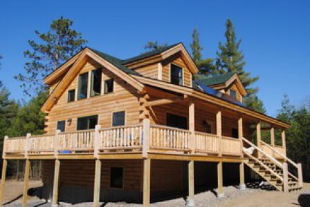 BEAUTIFUL WHITEFACE MEADOWS LOG HOME