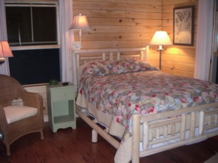 one of two first floor bedrooms