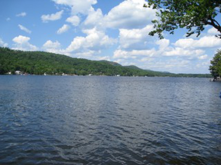 View of 1st Lake from the dock