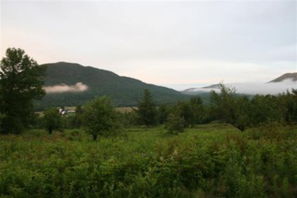 View of Clements Mountain and Highlands Farm
