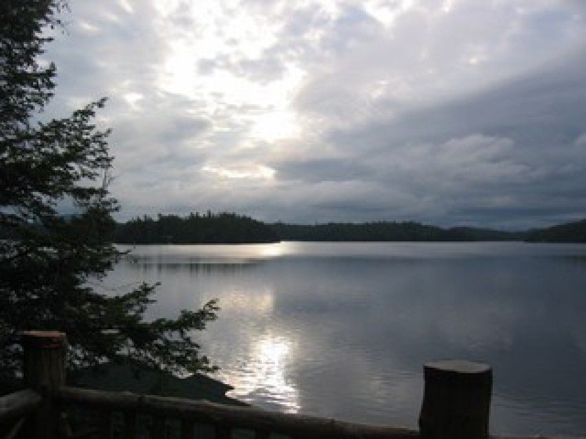 View of the lake from balcony - more islands
