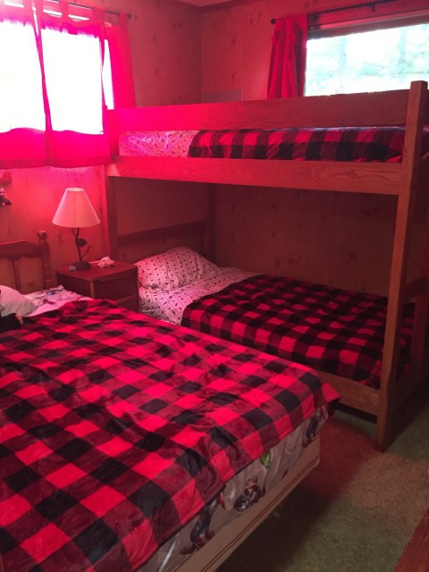 Bunk beds with a full bed