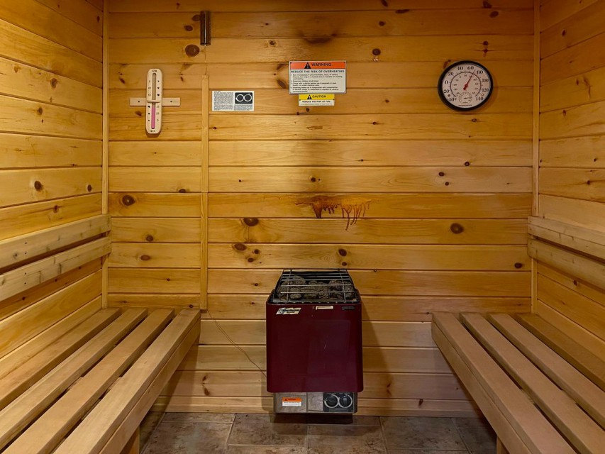 Finlandia Dry Sauna on Lower Level