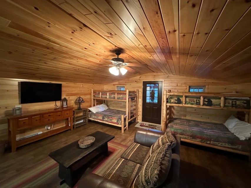 Bunk House w/ two Twin over Full beds with Living area
