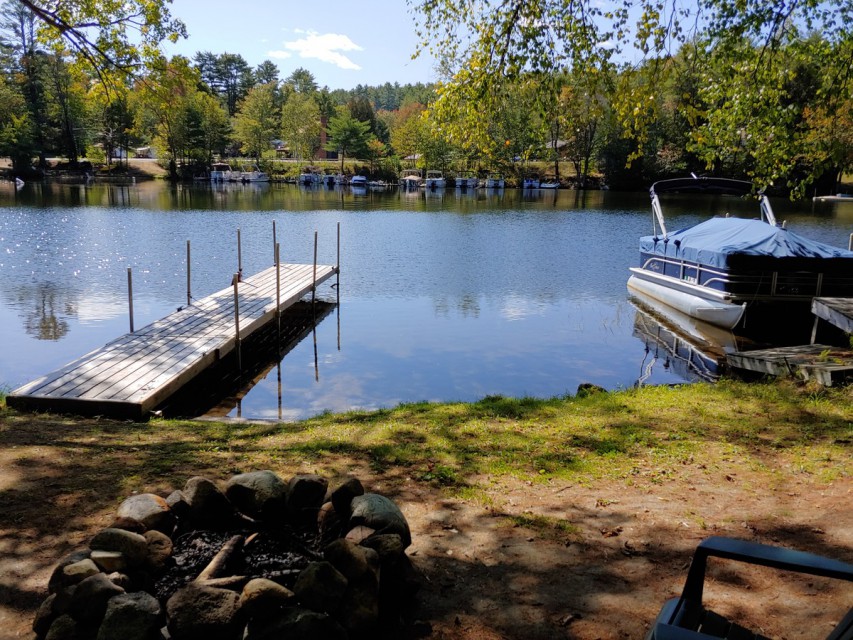 Dock and lake frontage