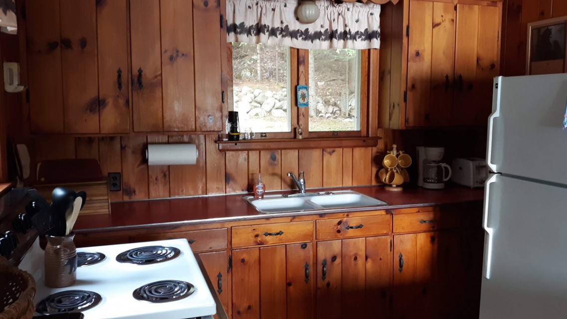 Cabin #1 kitchen