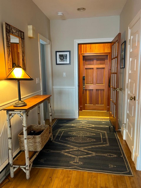 front hallway with mudroom
