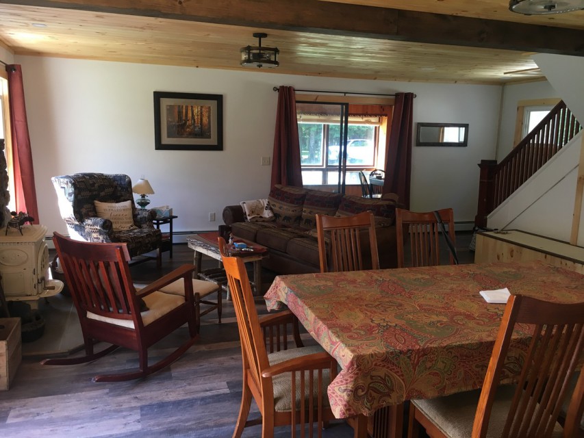 Open First Floor Living/Dining Area