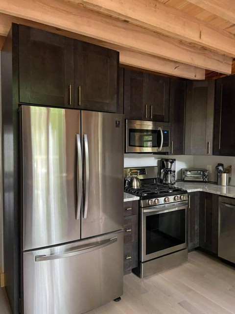 Brand new stainless appliances